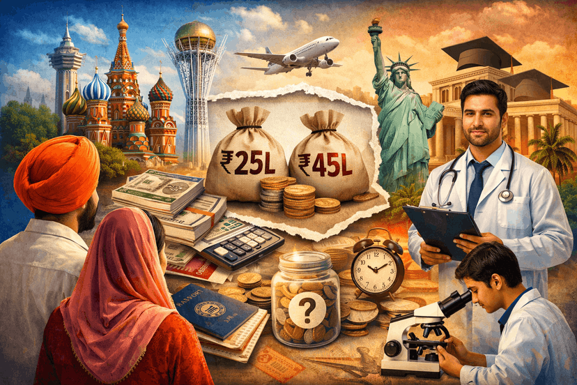 MBBS Abroad Fees Explained for Punjab Parents: Accurate College Fees, Living Cost & Real Budget (2026)