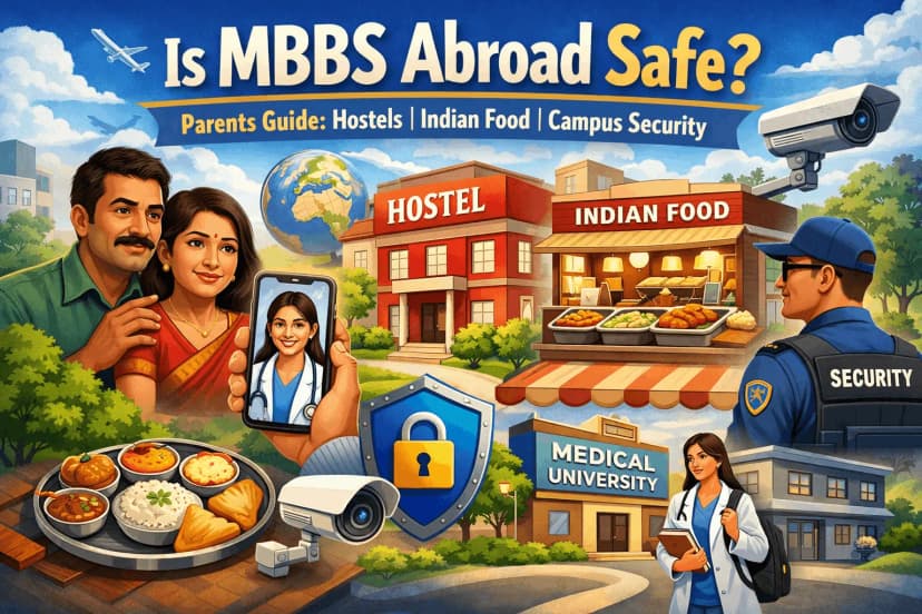 Is MBBS Abroad Safe? A Parent’s Guide to Hostels, Indian Food & Campus Security