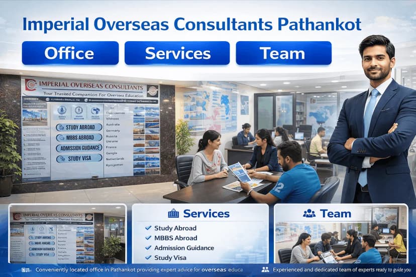 Imperial Overseas Consultants Pathankot – Office, Team & Services